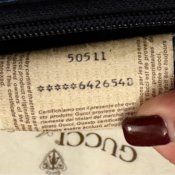 Vintage Gucci accessory collection 1980s navy blue - Picture 11 of 16